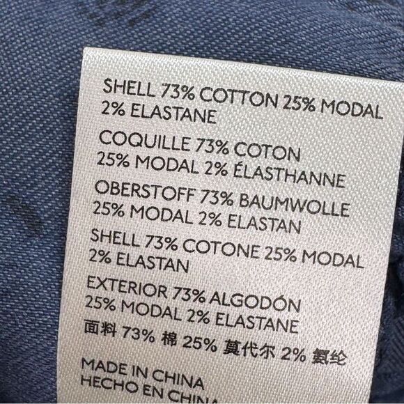 Anthropologie Pilcro The Vintage Straight Cropped Corduroy Pants Blue 27 - Picture 11 of 15